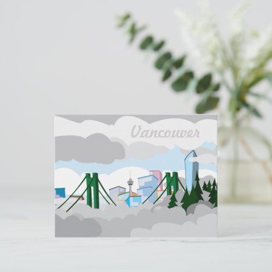 Vancouver Briefkaart (Staand voorkant)