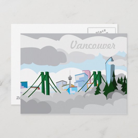 Vancouver Briefkaart (Voorkant / Achterkant)