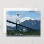 Vancouver Briefkaarten Lion Gate Persoonlijke kaar (Voorkant / Achterkant)