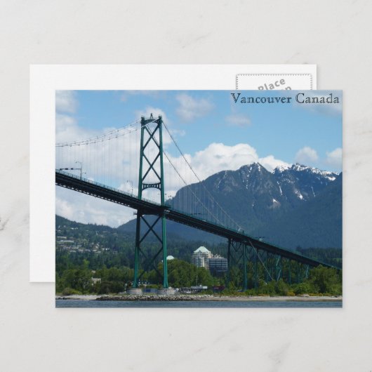 Vancouver Briefkaarten Lion Gate Persoonlijke kaar (Voorkant / Achterkant)