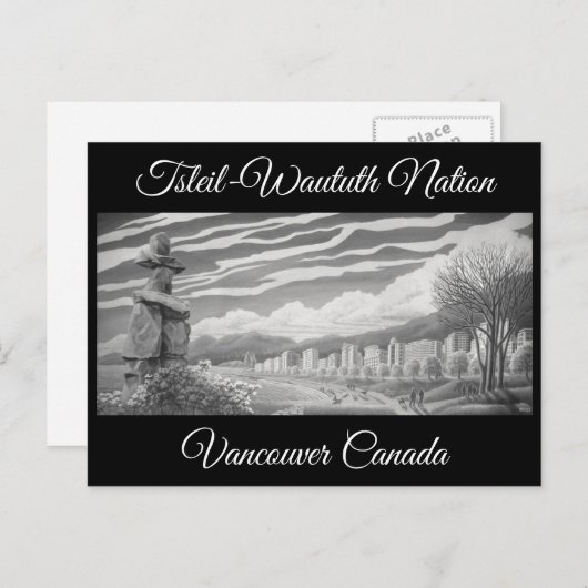 Vancouver Briefkaarten Persoonlijke Landmarks Kaar (Voorkant / Achterkant)