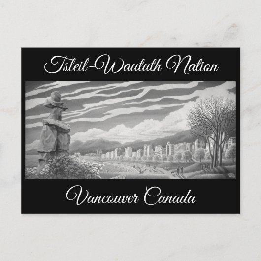 Vancouver Briefkaarten Persoonlijke Landmarks Kaar (Voorkant)