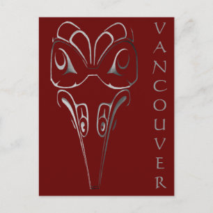 Vancouver Briefkaarten Totem Pole Landmarks Art Ca