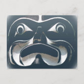 Vancouver Briefkaarten Totem Pole & Landmarks Card (Voorkant)