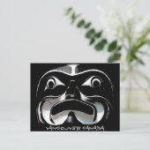 Vancouver Briefkaarten Totem Pole & Landmarks Kaar (Staand voorkant)