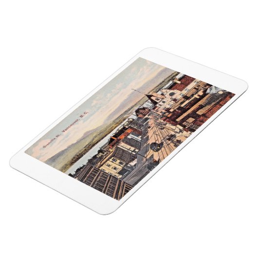 Vancouver, British Columbia, Canada 1908 P Magneet (Linkerzijde)