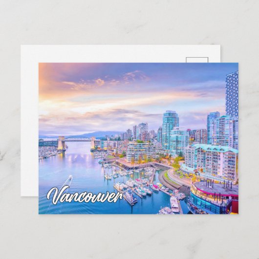 Vancouver, British Columbia, Canada Briefkaart (Voorkant / Achterkant)