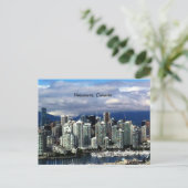 Vancouver, British Columbia, Canada skyline Briefkaart (Staand voorkant)