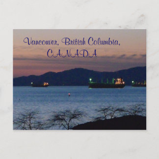 Vancouver, Brits-Columbia, CANADA Briefkaart