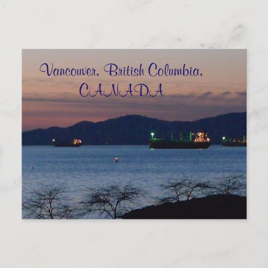 Vancouver, Brits-Columbia, CANADA Briefkaart (Voorkant)