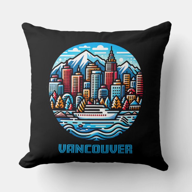 Vancouver Brits-Columbia Canada Kussen (Voorkant)
