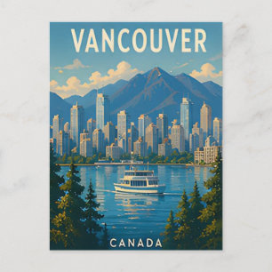 Vancouver Brits-Columbia Pacifische Noordwest Briefkaart