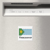 Vancouver, Brits-Columbia vlag Magneet (Insitu (Vaatwasser))