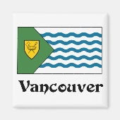 Vancouver, Brits-Columbia vlag Magneet (Voorkant)