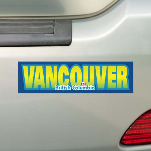 Vancouver Bumper Bumpersticker (Op auto)