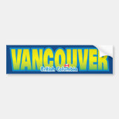 Vancouver Bumper Bumpersticker (Voorkant)