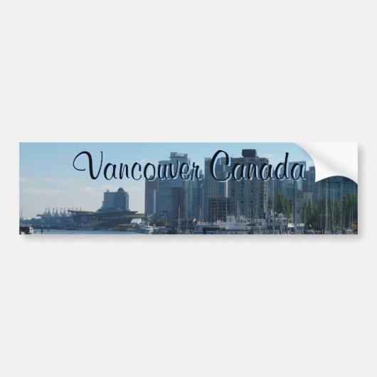 Vancouver Bumpersticker Vancouver Souvenir Gifts (Voorkant)