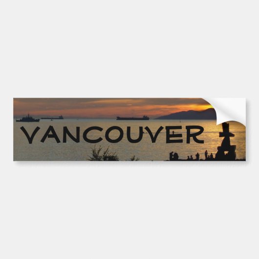 Vancouver Bumpersticker Vancouver Souvenir Gifts (Voorkant)