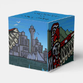 Vancouver Cadebox Speciaal op maat gemaakte cadeau Bedankdoosjes (Achterkant)