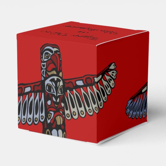 Vancouver Cadebox Speciaal op maat gemaakte cadeau Bedankdoosjes (Achterkant)