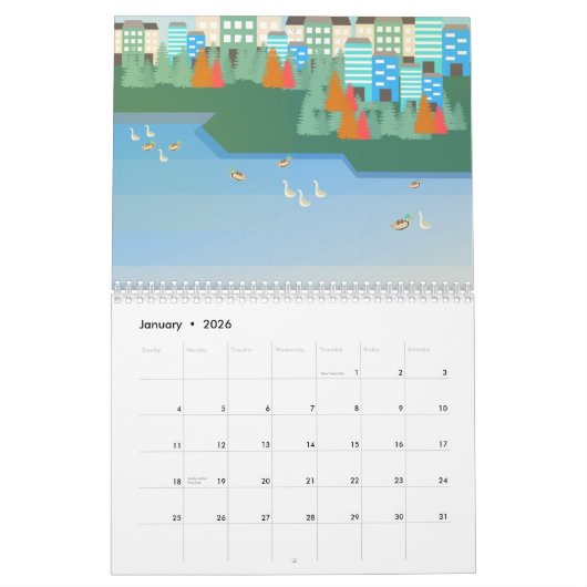 Vancouver Calendars 2023 Kalender (Jan 2026)