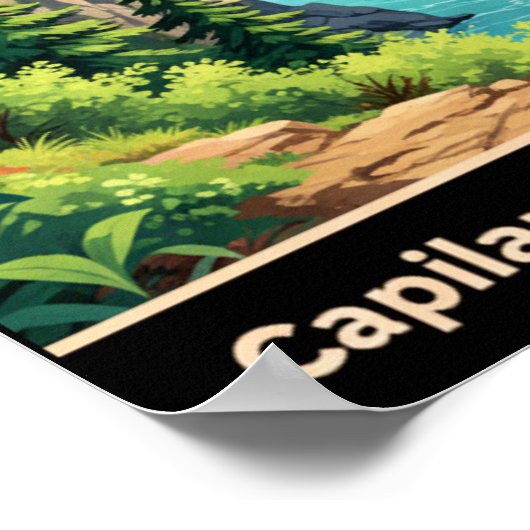 Vancouver, Canada: 1960s Vintage Travel Poster (Hoek)