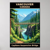 Vancouver, Canada: 1960s Vintage Travel Poster (Voorkant)