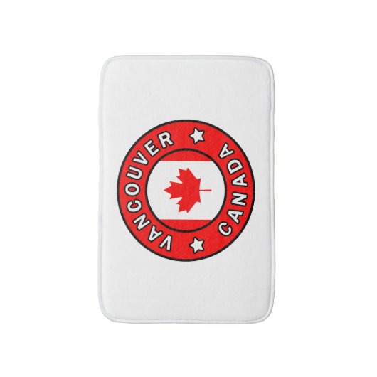 Vancouver Canada Badmat (Voorkant Verticaal)
