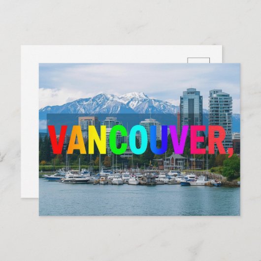 Vancouver canada briefkaart (Voorkant / Achterkant)