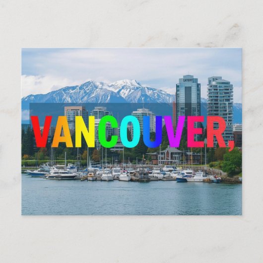 Vancouver canada briefkaart (Voorkant)