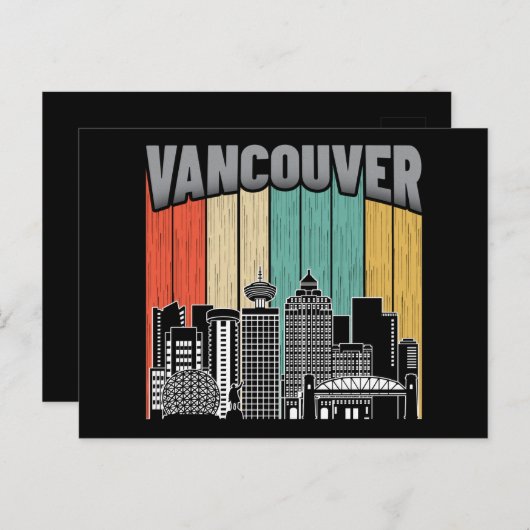 Vancouver Canada Briefkaart (Voorkant / Achterkant)