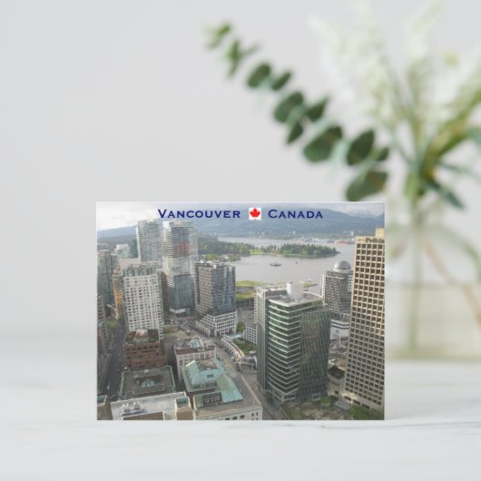 Vancouver Canada Briefkaart (Staand voorkant)