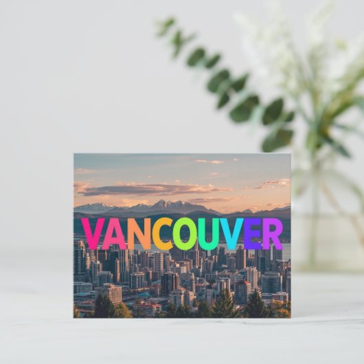 Vancouver canada briefkaart (Staand voorkant)