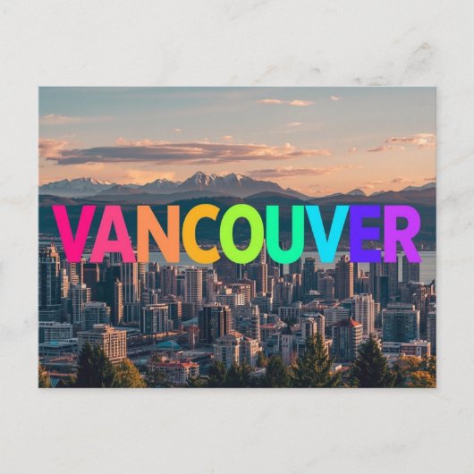 Vancouver canada briefkaart (Voorkant)