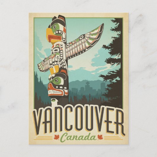 Vancouver, Canada Briefkaart (Voorkant)