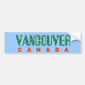 Vancouver Canada Bumpersticker (Voorkant)