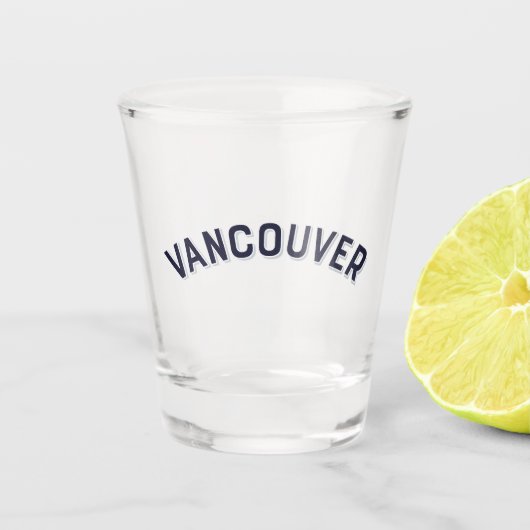 Vancouver, Canada Cities Bourton Base Shot Glas (Voorkant)