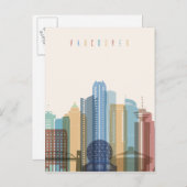 Vancouver, Canada | City Skyline Briefkaart (Voorkant / Achterkant)