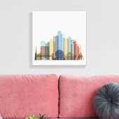 Vancouver, Canada | City Skyline Canvas Afdruk (Insitu (Woonkamer))