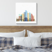 Vancouver, Canada | City Skyline Canvas Afdruk (Insitu (Slaapkamer))