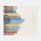 Vancouver, Canada | City Skyline Fleece Deken (Voorkant (Horizontaal))