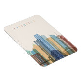 Vancouver, Canada | City Skyline Magneet (Rechterzijde)