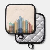 Vancouver, Canada | City Skyline Pannenlap (Voorkant / Achterkant)