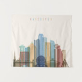 Vancouver, Canada | City Skyline Wandkleed (Voorkant (horizontaal))