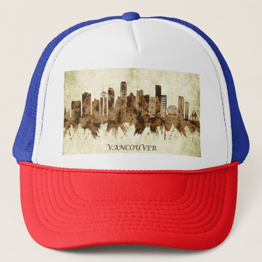 Vancouver Canada Cityscape Trucker Pet (Voorkant)