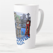 Vancouver Canada Coffee-Mokken en -brillen Latte Mok (Rechterhoek)