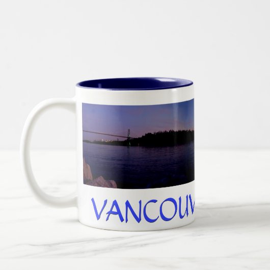 Vancouver Canada Coffee-Mokken en -brillen Tweekleurige Koffiemok (Links)