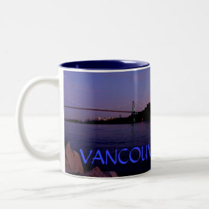 Vancouver Canada Coffee-Mokken en -brillen Tweekleurige Koffiemok
