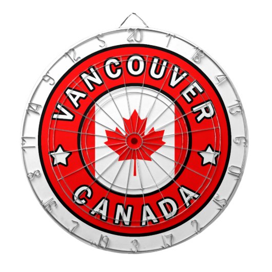 Vancouver Canada Dartbord (Voorkant)