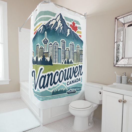 Vancouver Canada Douchegordijn (In situ)